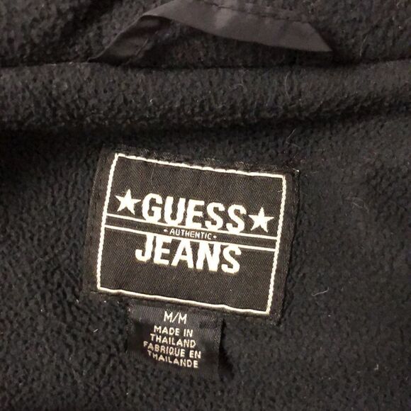Guess Jeans M Ladies Black Quilted Puffer Jacket - Picture 11 of 14